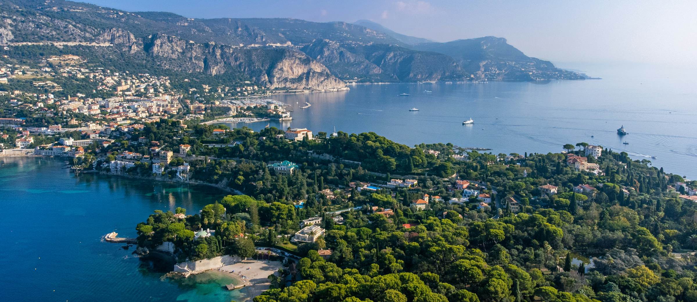 The French Riviera coastline served by Atlas Fitness