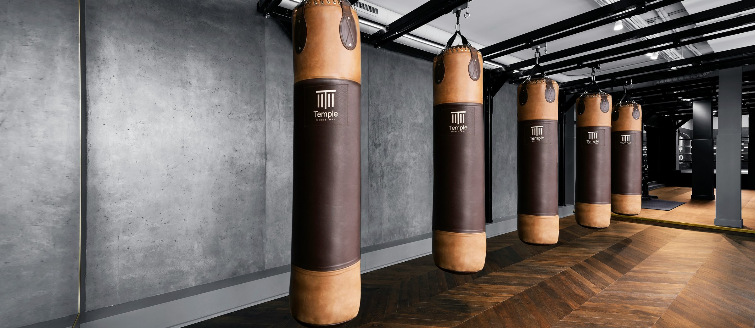 Private gym designed and built by Atlas for a villa
